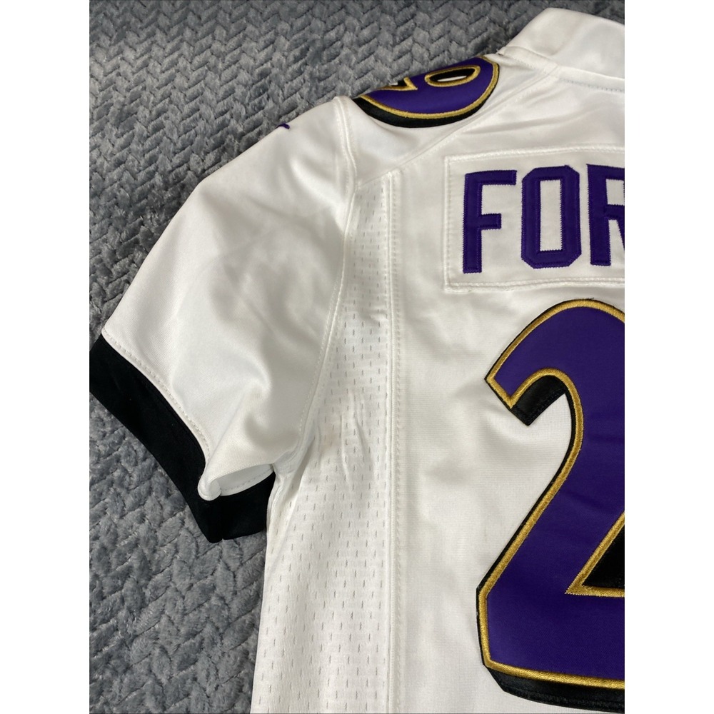 NFL Baltimore Ravens Justin Forsett 29 Nike White Sewn Jersey Women's Medium - Picture 9 of 10